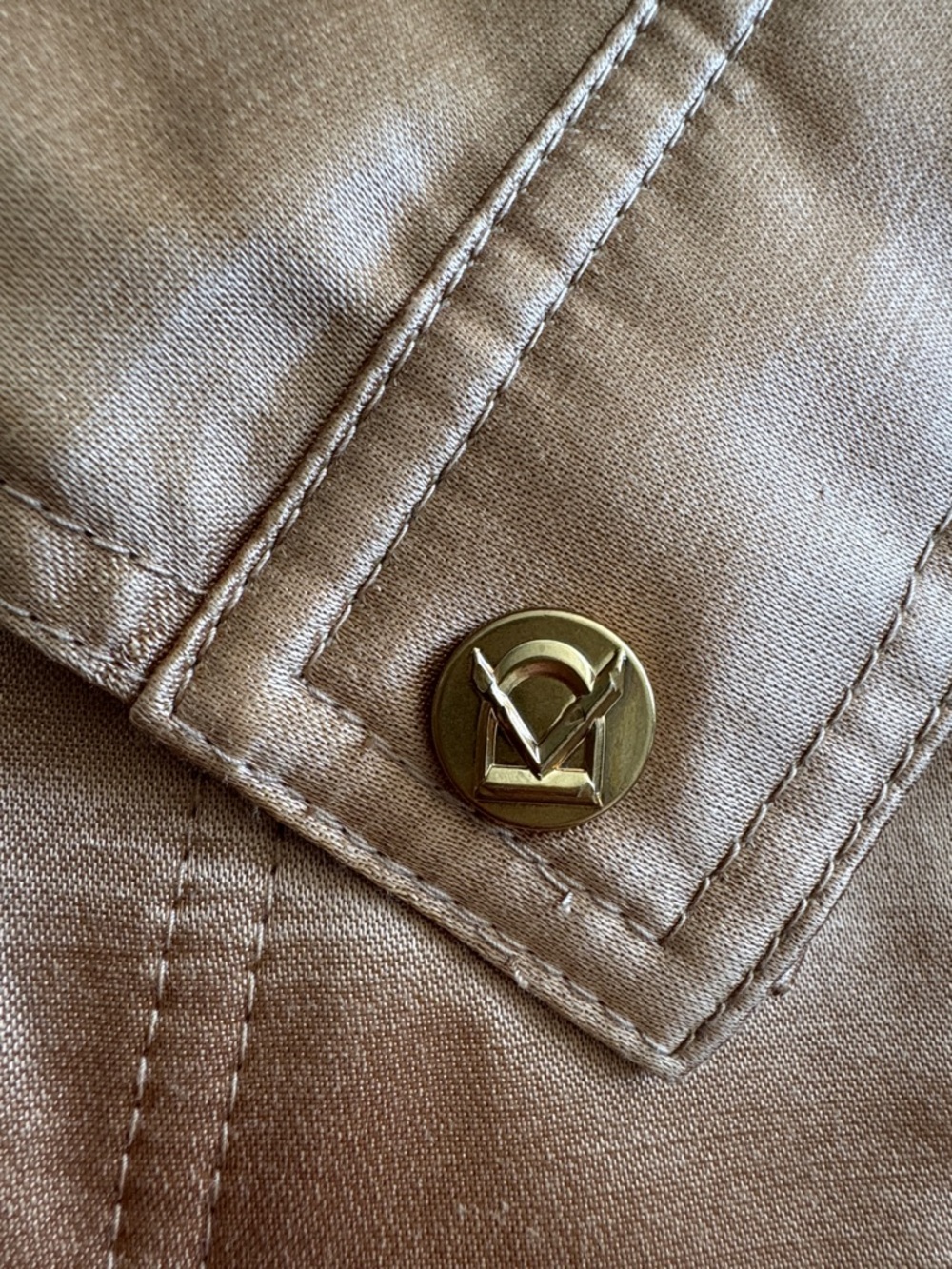 Donna Karan Women's Satin Zip-Front Jacket Sz XL - Picture 12 of 12